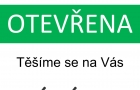 Lékárna opět otevřena od 15. 9. 2023