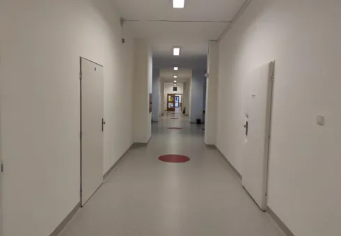 Oprava podlah pavilonu B