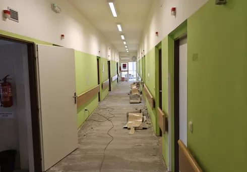 INTERIÉR 5. ODDĚLENÍ LÉŠEBNY NÁSLEDNÉ PÉČE PROŠEL VÝZNAMNOU MODERNIZACÍ